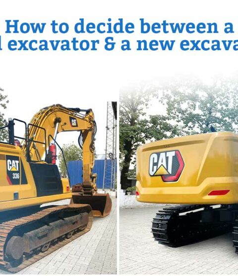 used or new excavator